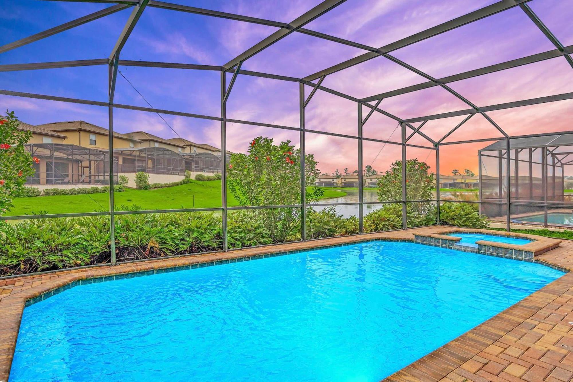 8Br Resort Home W Pool Hot Tub And Theatre Loft Kissimmee Buitenkant foto
